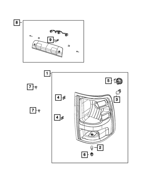 Lamps-Interior and Exterior for 2019 Ram 1500 Classic #0