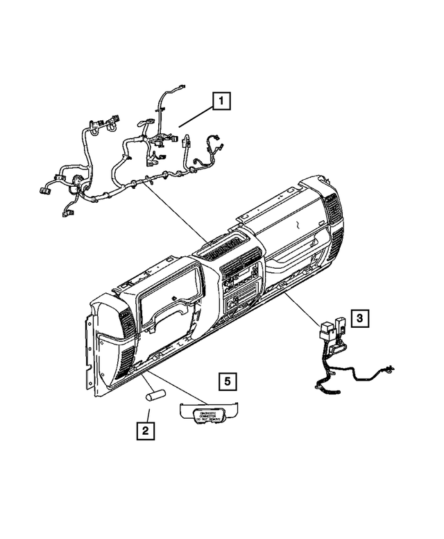 56055160AB - Electrical: Instrument Panel Wiring for Mopar Image