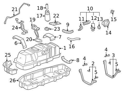 Hardware, Fasteners & Fittings for 2003 Toyota Tundra #0