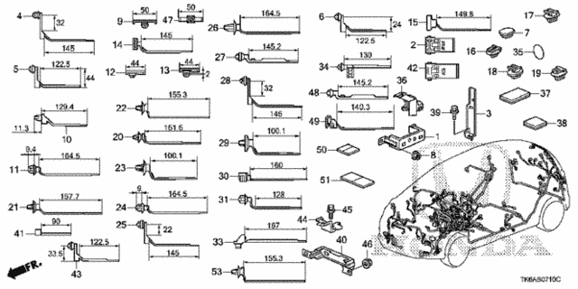 Harness Band - Bracket for 2013 Honda Fit #0