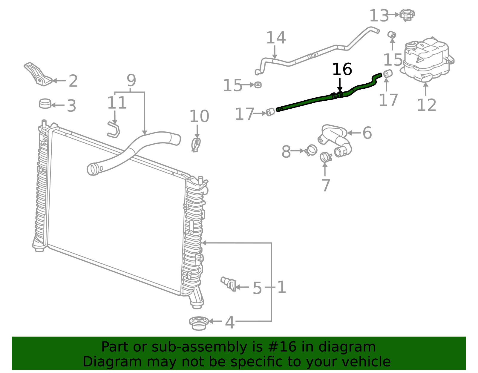 2020-2026 GM Inlet Hose 85056538 GM | GMPartsDirect.com