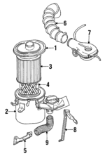 MD603786 - Engine: Cover for Chrysler: E Class, Executive Limousine, Executive Sedan, LeBaron, New Yorker, Town &amp; Country | Dodge: Aries Image