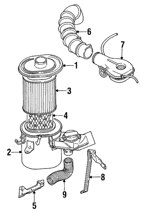 Air Inlet for 1985 Chrysler Executive Limousine #0