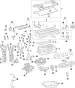 13715F0050 - Engine: Exhaust Valve for Toyota: Avalon, Camry, Crown, Crown Signia, Grand Highlander, Highlander, RAV4, RAV4 Prime, Sienna, Venza Image