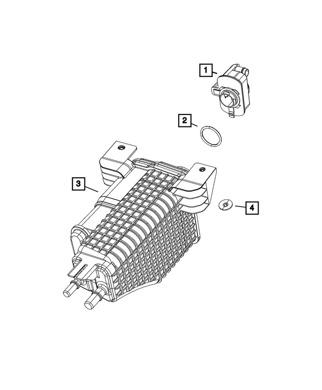 « 68403001AA –  : Module D'intégrité De Système D'évaporation Detecteur pour Mopar Image »