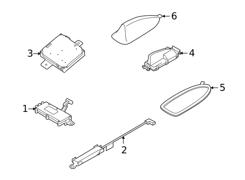 Antenna & Radio for 2010 Volvo V50 #0