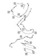 5154465AA - Steering: Power Steering Hose Clip for Mopar Image