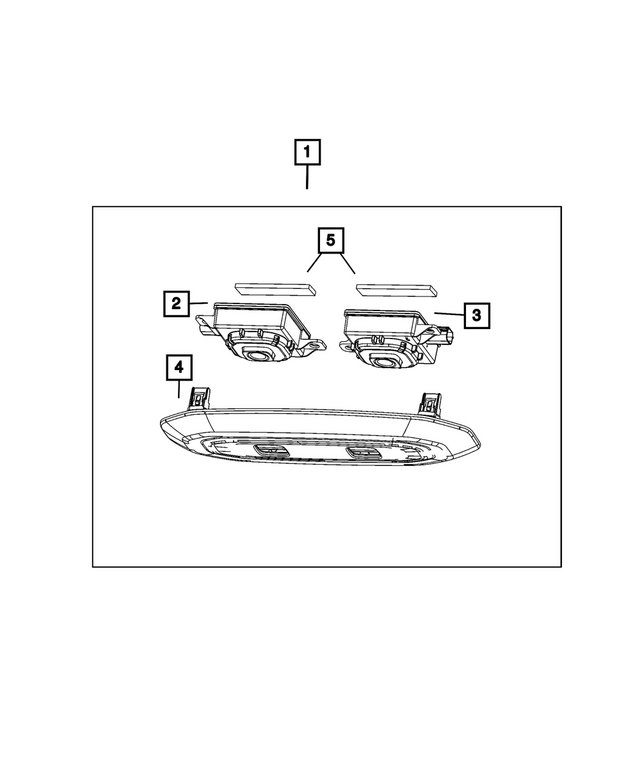 7ZG18TX7AA - Interior Trim: Dome Lamp for Mopar Image