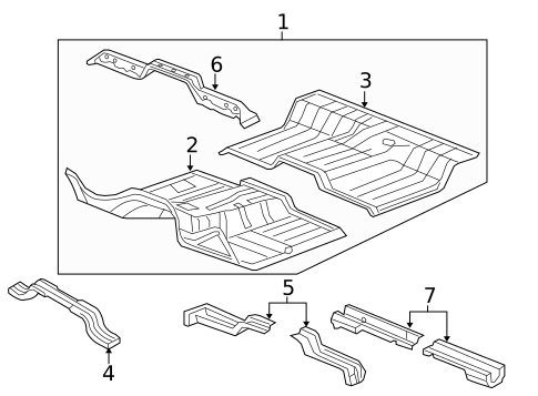 Floor - Cab for 2014 Ram 1500 #2