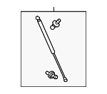 5345069145 - Body: Support Cylinder for Toyota Image