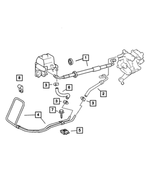 5097257AA - Steering: Delivery Line Hose for Chrysler: Crossfire Image