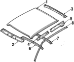 753630370 - Body: Roof Panel for Subaru Image