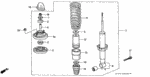 52610S10A11 - : Shock Absorber Rear- for Honda Image