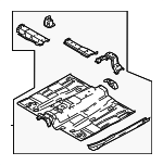 DV6Z1711135H - Body: Front Floor Pan for Ford: Transit Connect Image