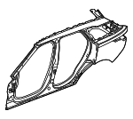 LR091287 - Body: Uniside Assembly for Land Rover: Range Rover Velar Image