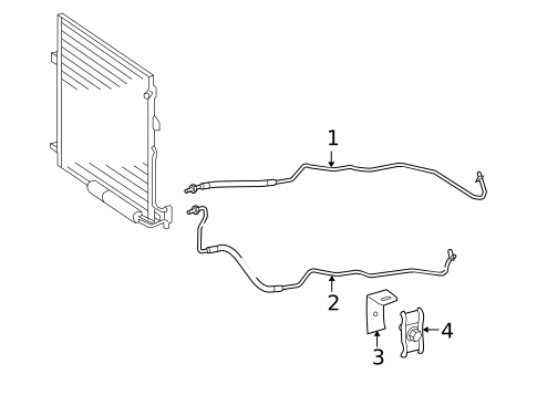 Trans Oil Cooler for 2009 Mercedes-Benz ML320 #0