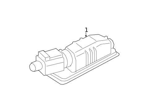 License Lamps for 2016 Porsche Panamera #4