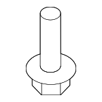 9010906375 - Body: Bumper Cover Bolt for Scion: iM, xB | Toyota: Corolla, Corolla iM, Highlander, Land Cruiser, Prius, Prius Plug-In, Prius V, RAV4, Venza, Yaris Image