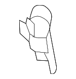 4F0201974B - : Fuel Filler Neck Insulator for Audi: A6, A6 Quattro, S6 Image