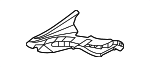 9J1807347AAOK1 - Body: Bumper Cover Bracket for Porsche Image