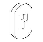 757920R010 - Body: Molding Clip for Scion: iM, tC | Toyota: 4Runner, Camry, Corolla, Corolla Cross, Corolla iM, Crown, Crown Signia, GR Corolla, Grand Highlander, Highlander, Land Cruiser, Prius, Prius Prime, RAV4, RAV4 Prime, Sienna, Venza Image