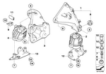 22116786696 - : Engine Mount, Right for BMW Image