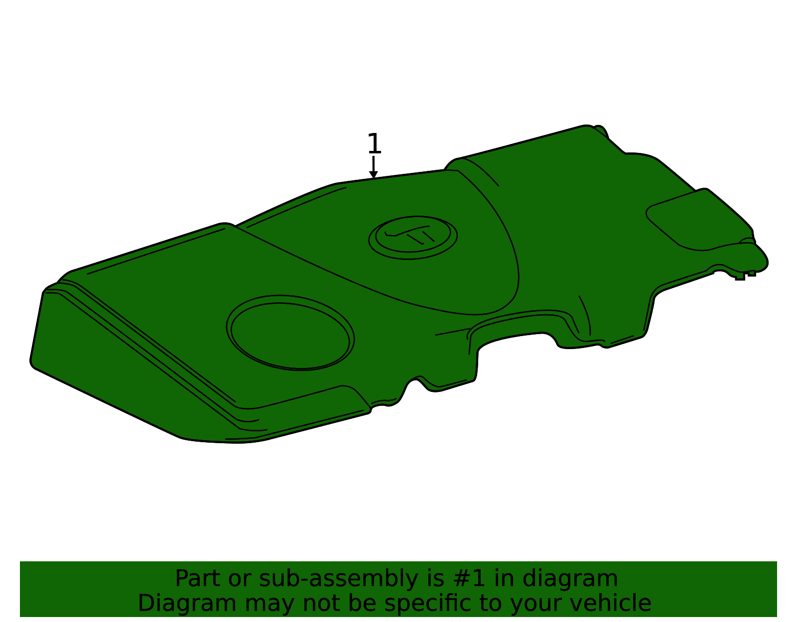 12601-25100 - Engine Cover 2023 Toyota Crown | Longo Toyota Parts
