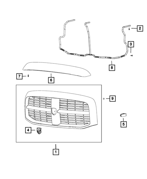 Grilles for 2010 Dodge Ram 3500 #0