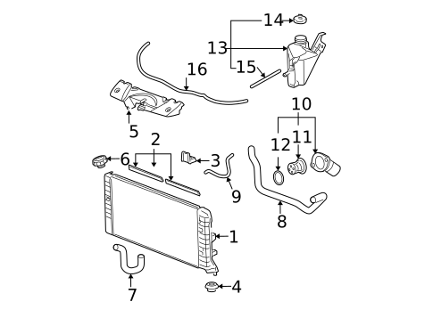 Thermostat & Housing for 2009 Chevrolet Impala #0