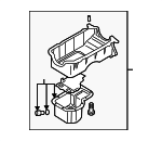 2152039850 - Engine: Oil Pan for Kia: Sorento Image