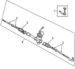 4553547011 - Steering: Tie Rod Boot for Toyota Image