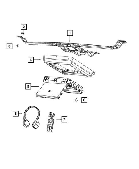 Radio, Antenna, Speakers, DVD, and Video systems for 2020 Dodge Journey #1