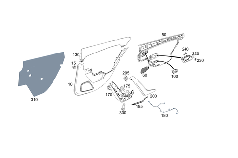 Door Paneling for 2021 Mercedes-Benz A 35 AMG&reg; #0
