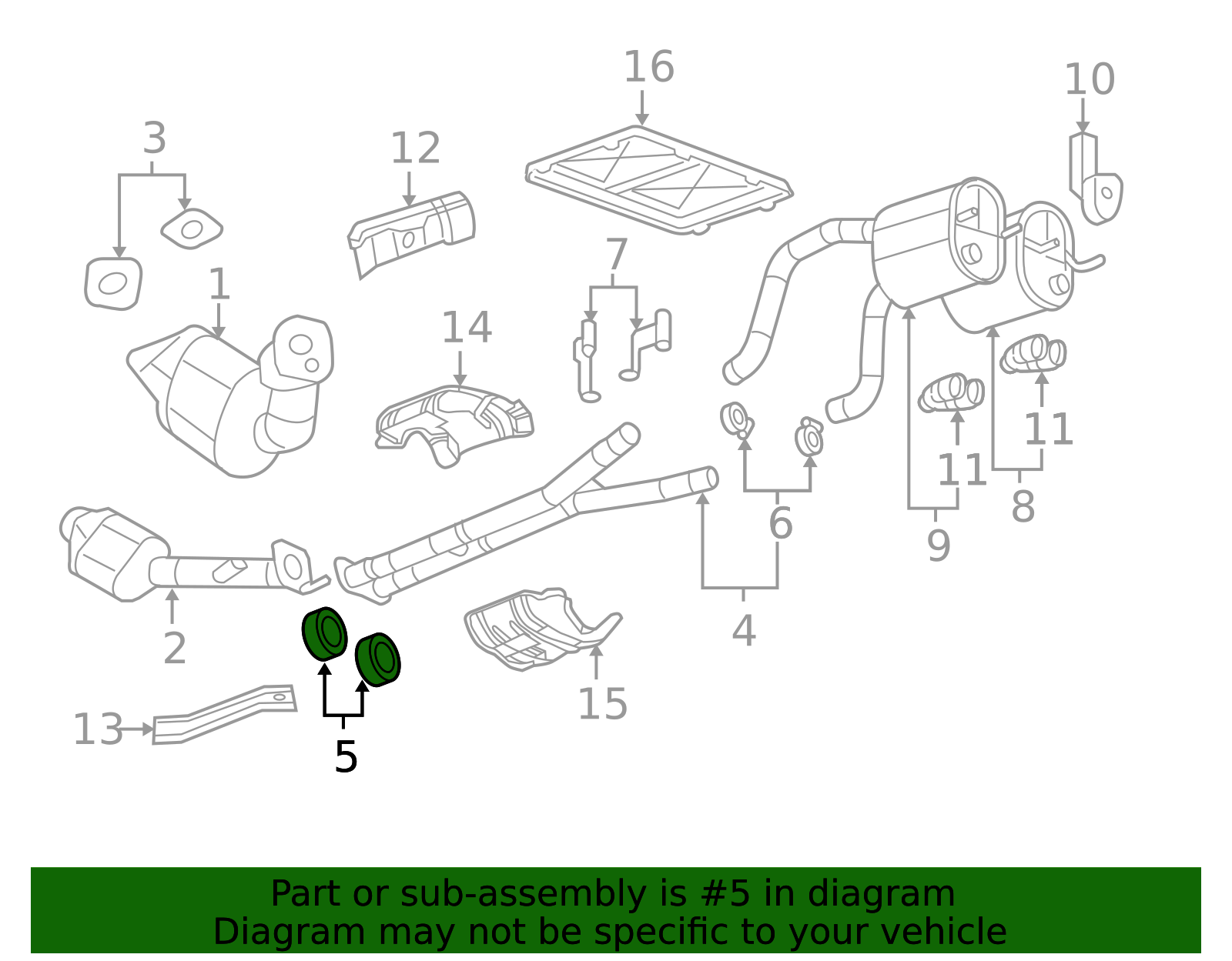 1997-2019 GM Exhaust Manifold Flange Gasket 20876240 | TascaParts.com