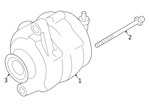 Alternator for 2006 Nissan Murano #1