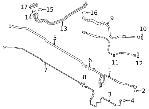 Rear AC Lines for 2016 Porsche Panamera #0