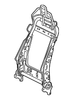 7101430B50 - Body: Seat Back Frame for Lexus: GS F, GS Turbo, GS200t, GS300, GS350, GS450h Image