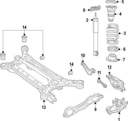 Rear Suspension for 2022 Chrysler Pacifica #0