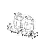 56042387 - Electrical: Adjustable Pedals Switch for Chrysler: 300, PT Cruiser | Dodge: Charger, Magnum, Neon, Viper | Jeep: Grand Cherokee | SRT: Viper Image