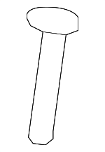 15914856 - Body: Headrest Guide for Chevrolet: Silverado 1500, Silverado 2500 HD, Silverado 3500 HD | GMC: Sierra 1500, Sierra 2500 HD, Sierra 3500 HD | Hummer: H2 Image