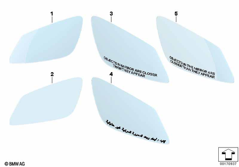 Outside Mirror for 2014 BMW 760Li #1