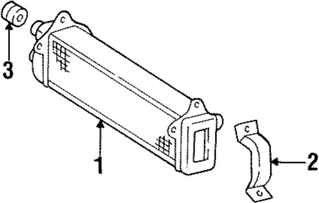 1295000400 - Cooling System: Oil Cooler for Mercedes-Benz Image