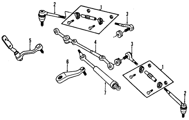 7833122 - Steering: Inner Tie Rod for GM Image