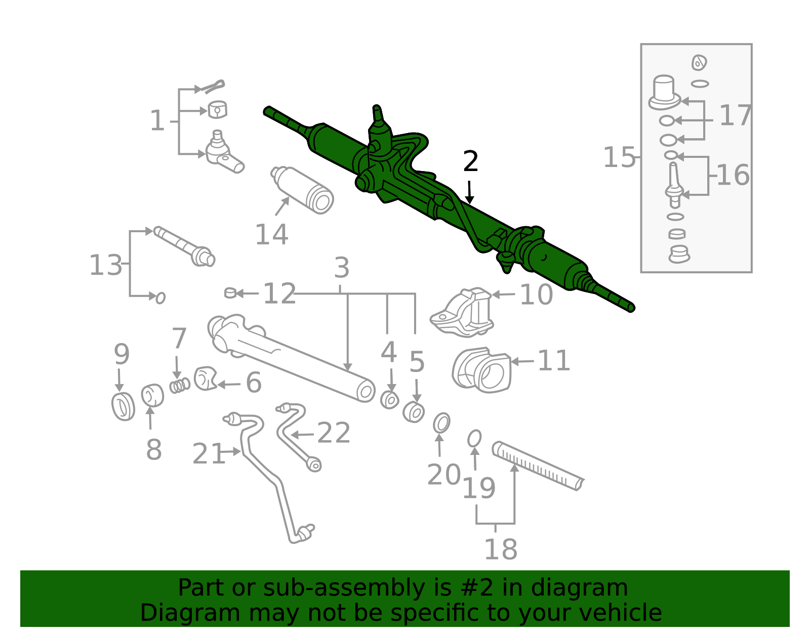  Man　シングル Genuine Official Toyota Rack And Pinion Assembly part# 44250-04011