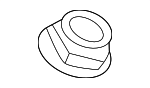 PAF003923 - Suspension: Upper Mount Nut for Porsche Image