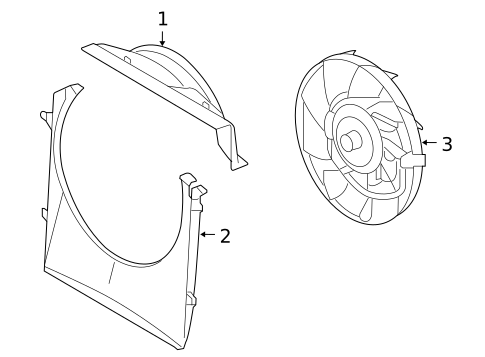 Cooling Fan for 2013 Land Rover Range Rover Sport #1
