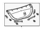 64719AC050C0 - Body: Trunk Lid Trim for Toyota Image