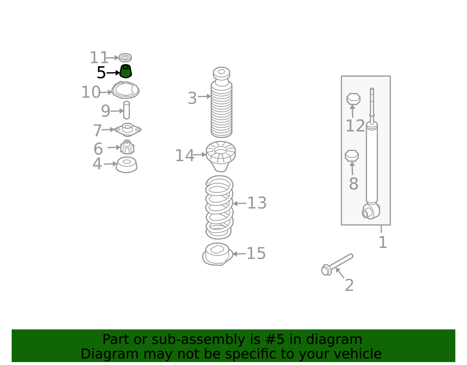 2003-2009 Nissan Suspension Shock Absorber Mount Insulator 56217-CA000 ...