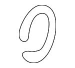 MB109025 - Suspension: Outer Boot Lock Washer for Mitsubishi: Eclipse, Endeavor, Lancer, Mirage, Outlander, Outlander Sport Image