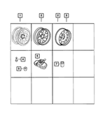 5JF60PAKAE - : Aluminum Wheel for Mopar Image